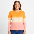 EUC J.Crew Dip Dye Cotton Long Sleeve Tee – Size L