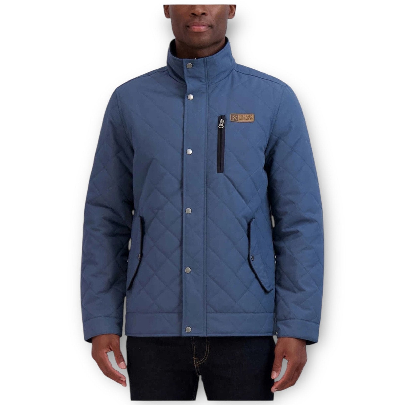 NWT Colorado Clothing Diamond Quilted Jacket Blue Size XXL