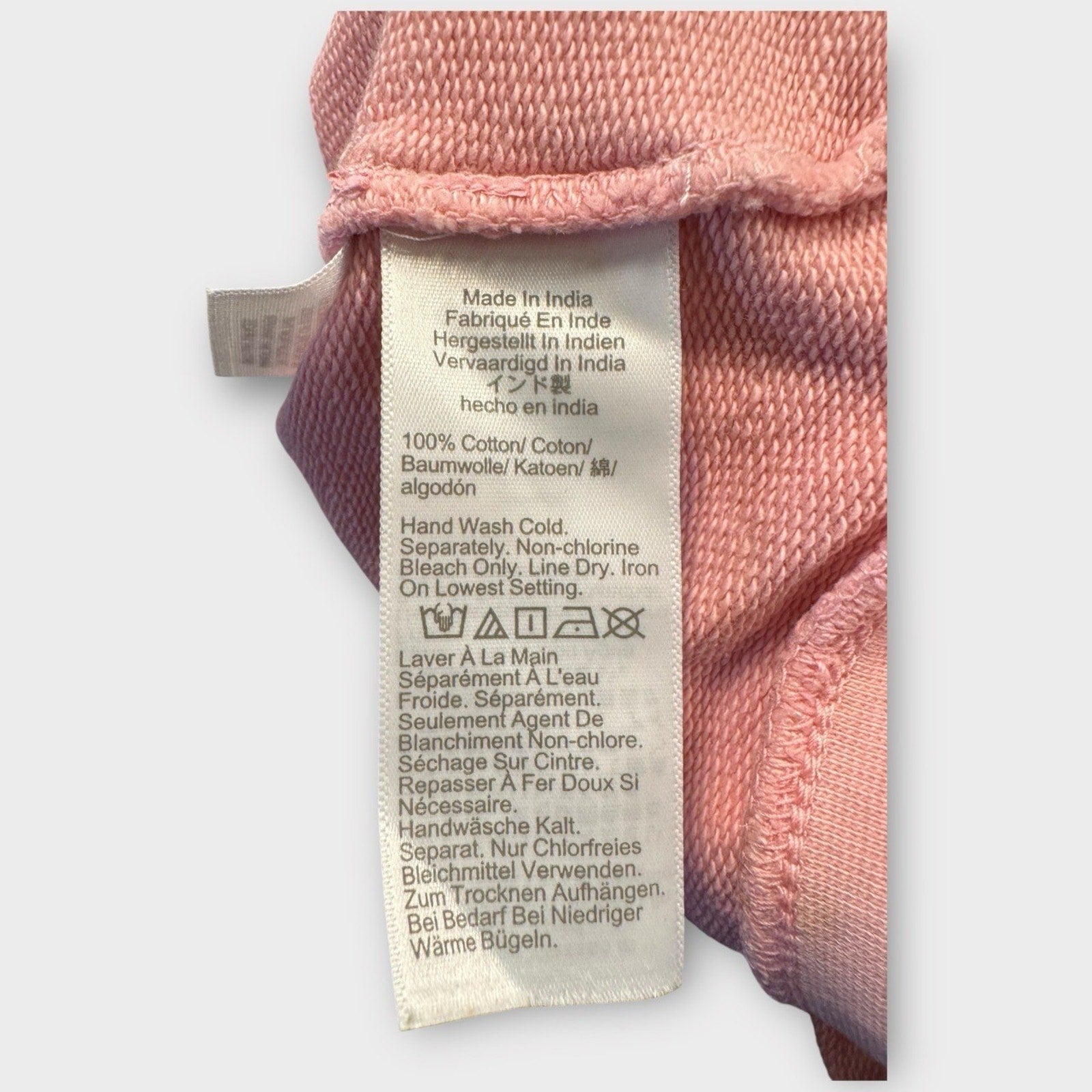 EUC J.Crew Dip Dye Cotton Long Sleeve Tee – Size L